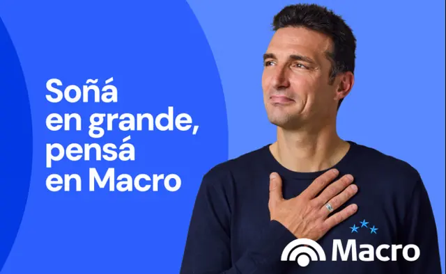 Banco Macro y Lionel Scaloni se unieron para