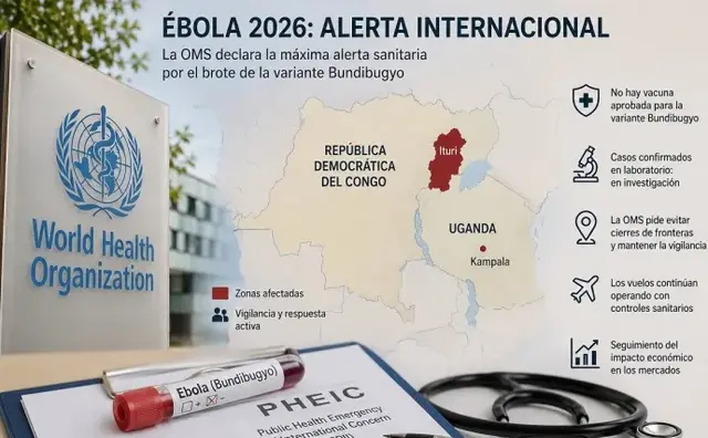 Cuando el ébola entra en grandes ciudades, el riesgo de expansión aumenta exponencialmente