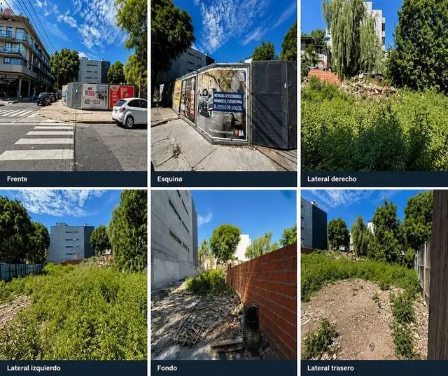 El terreno se ubica Barrio Parque Donado-Holmberg y cuenta con más de 900 metros cuadrados