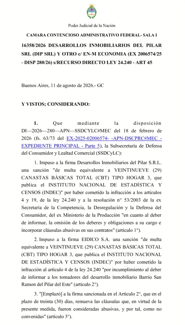La Justicia confirmó que