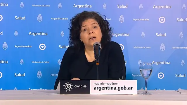La Lic. Carla Vizzotti encabeza el informe diario del ministerio de Salud  al frente del informe todos los días