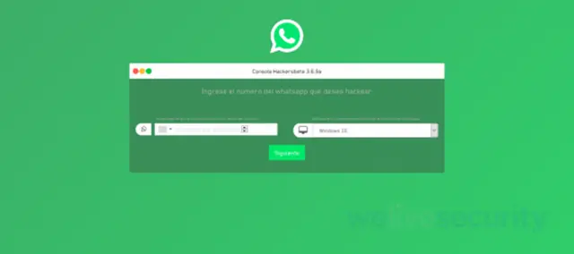 Campos similares que solicitan completar algunas de las falsas herramientas para espiar WhatsApp.