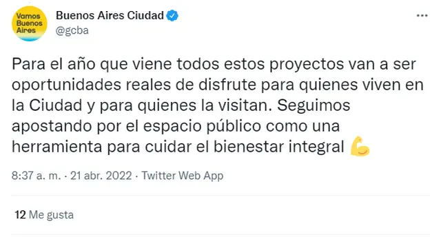 Otro de los tuits