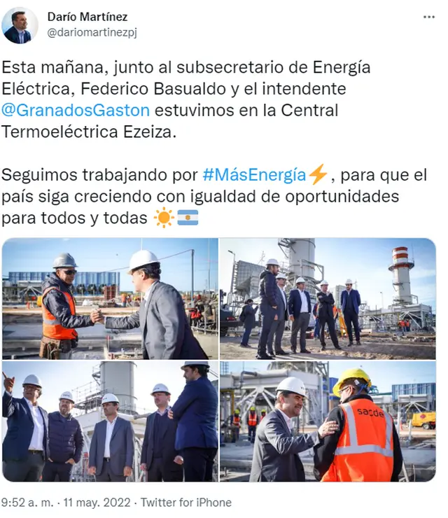 El tuit de Darío Martínez