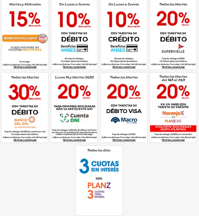 Los martes es uno de los días que hay más descuentos en COTO