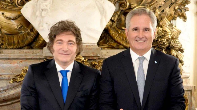 Javier Milei y Pablo Quirno