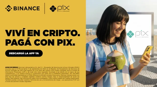 Binance Pay habilita el sistema de pagos Pix para todos los argentinos que viajen a Brasil