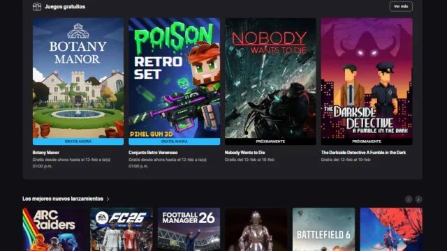 Juegos gratis: Epic Games regala 50 títulos por tiempo limitado