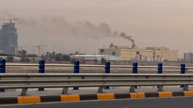 VIDEO | Embajada de Estados Unidos en Bagdad bajo fuego: misil impactó en plena madrugada