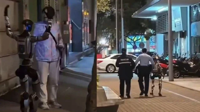 VIDEO | Detuvieron a un robot humanoide: asustó a una mujer que debió ser internada
