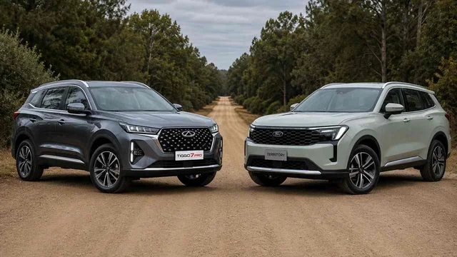 ¿Qué SUV conviene comprar: el más vendido, como es el Ford Territory, o el chino Chery Tiggo 7 Pro?