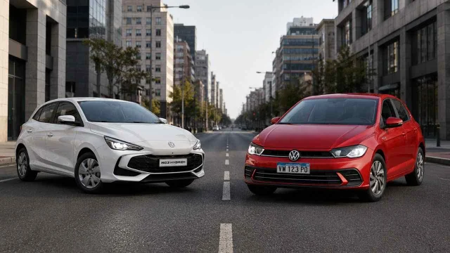 Auto tradicional versus chino moderno: ¿conviene comprar un Volkswagen Polo o un MG3 3 Hybrid?