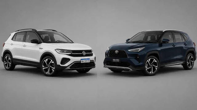 Volkswagen T-Cross o Toyota Yaris Cross: cuál es más barato en junio