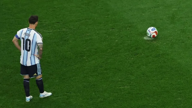 Messi en el punto penal