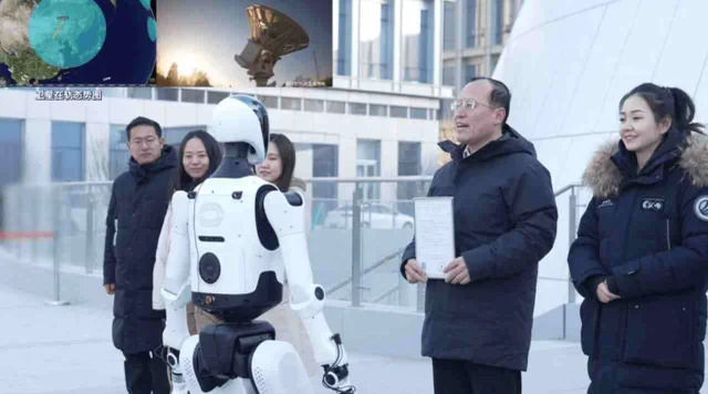 China rompe un nuevo límite tecnológico: conecta un robot humanoide a un satélite en órbita baja