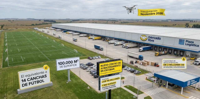Mercado Libre apuesta fuerte en Argentina: construirá su mayor centro y cambia el mapa logístico