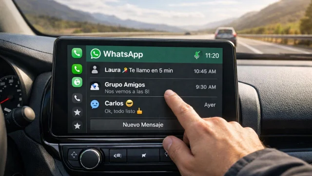 WhatsApp llega a Apple CarPlay: cómo funciona la forma de enviar mensajes al volante