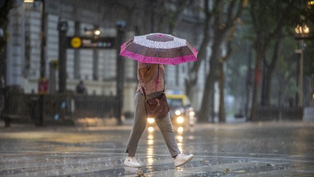 Lluvia en el AMBA y alivio por las altas temperaturas