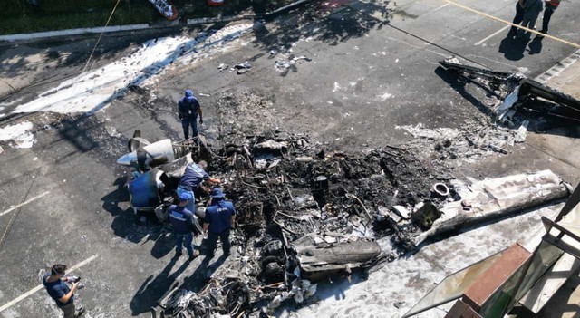 VIDEO | Brasil: un avión se estrelló en plena avenida de San Pablo