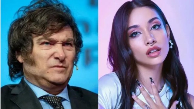 Duro ataque de Javier Milei a María Becerra tras Milei tras las críticas por los incendios en la Patagonia