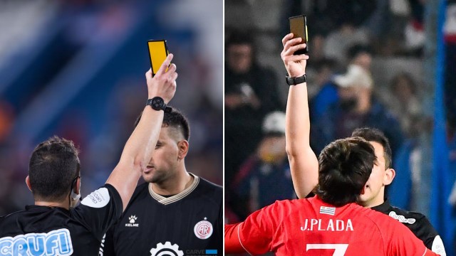 El fútbol uruguayo probó las tarjetas virtuales para los árbitros: cómo funcionan