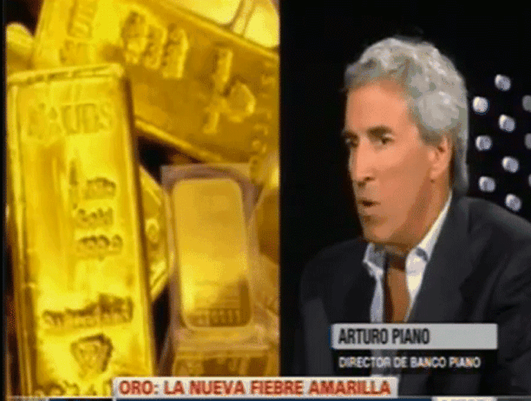 Piano explica las ventajas y por qué los argentinos invierten en oro