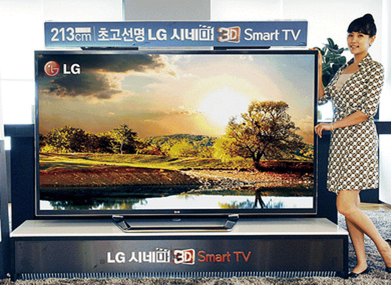 LG lanza en Corea su televisor con "ultra definición" de 84 pulgadas