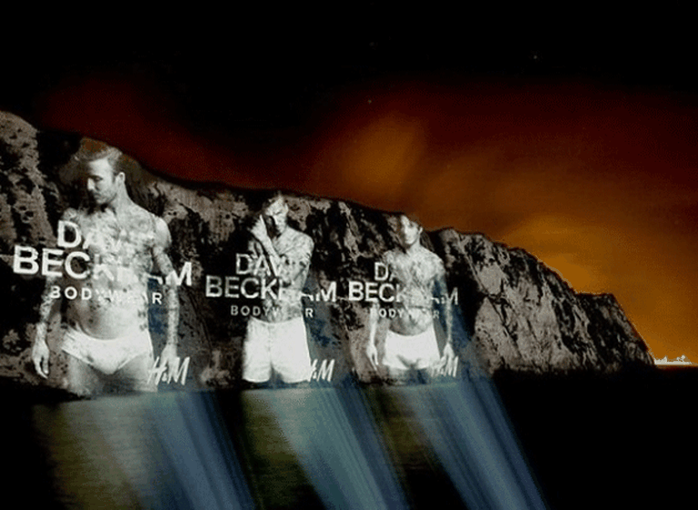 Beckham desnudo en los acantilados: la nueva campaña de H&M