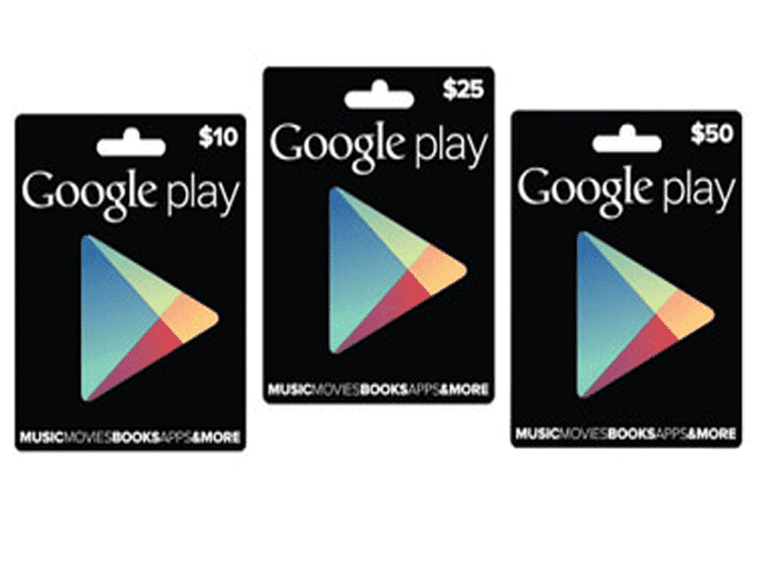 Google estrena tarjetas de regalo para su tienda de aplicaciones