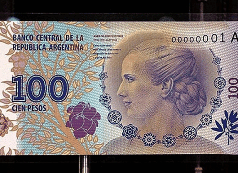 Imprimirán nuevos billetes de $100 para sacar de circulación los de Roca