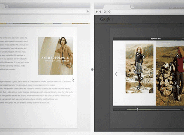 Google lanza Lightbox, un nuevo formato de anuncio extensible