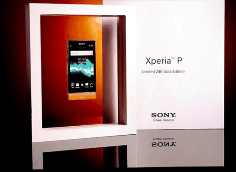 Sony crea un smartphone de oro de 24 quilates