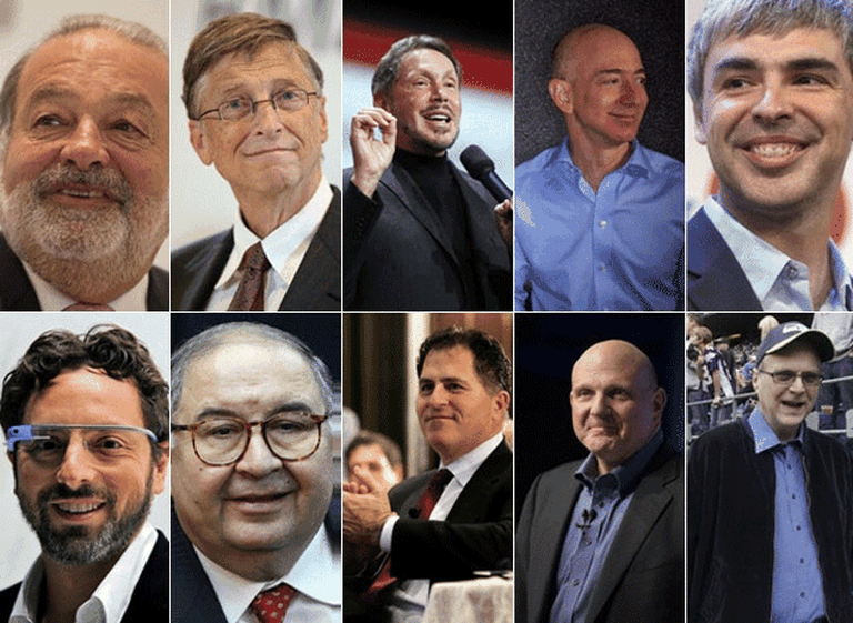 Estos son los diez empresarios tech más ricos del mundo
