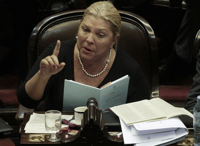 Para la diputada Elisa Carrió, "el presidente de la Corte Suprema mintió"