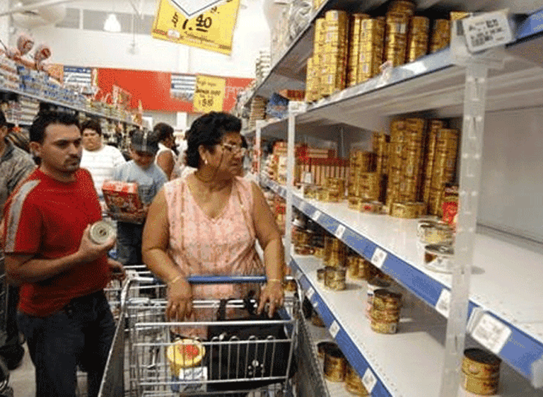 En Venezuela se agudiza la escasez de alimentos y agosto fue el mes más crí­tico del año