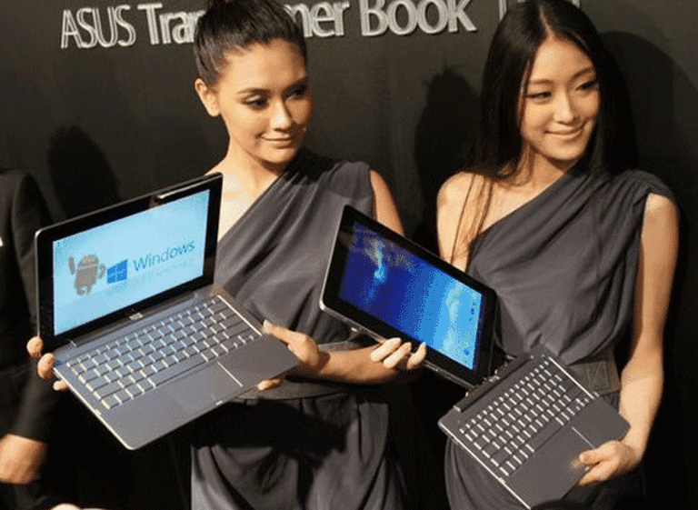 Asus lanzó una ultrabook convertible con Windows 8 y Android