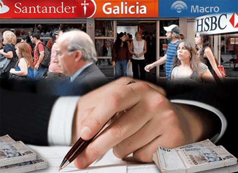 El default encontró a los bancos con menos dólares de los permitidos