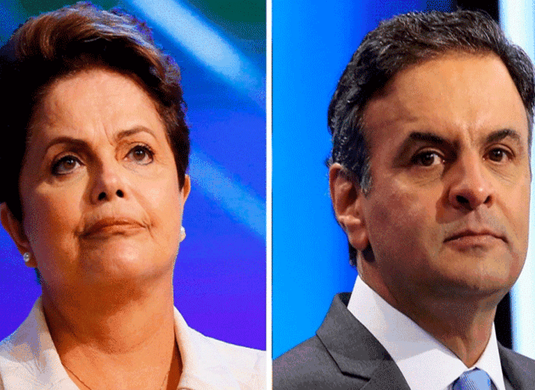 Peligra la reelección: Aécio Neves le ganarí­a a Rousseff por varios puntos