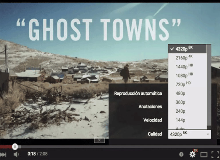 Porque 4K no era suficiente: ahora llegan videos 8K a YouTube