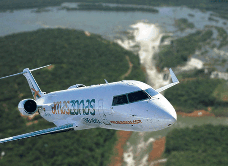 Amaszonas comenzó a unir Aeroparque con el aeropuerto de Carrasco