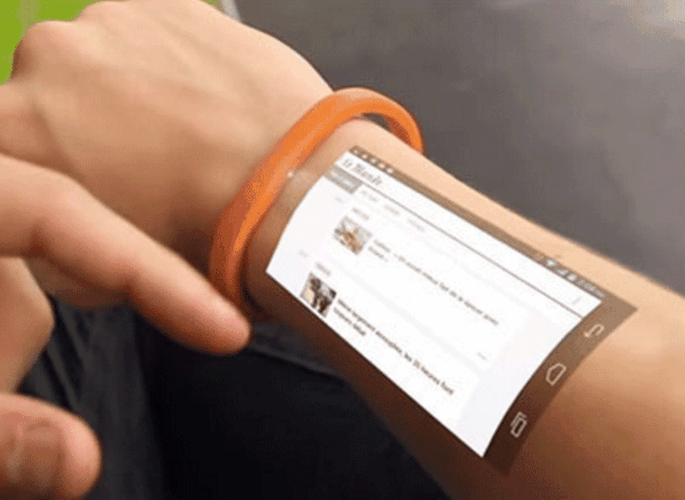 Cómo funciona el teléfono en la piel que permitirá enviar mensajes bajo la ducha