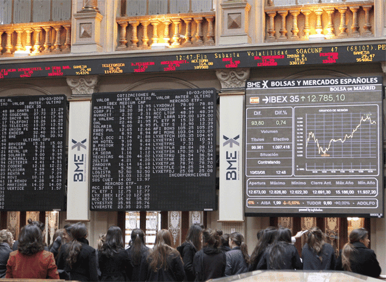 La Bolsa española se dispara ante la posibilidad de que se supere la crisis de Cataluña
