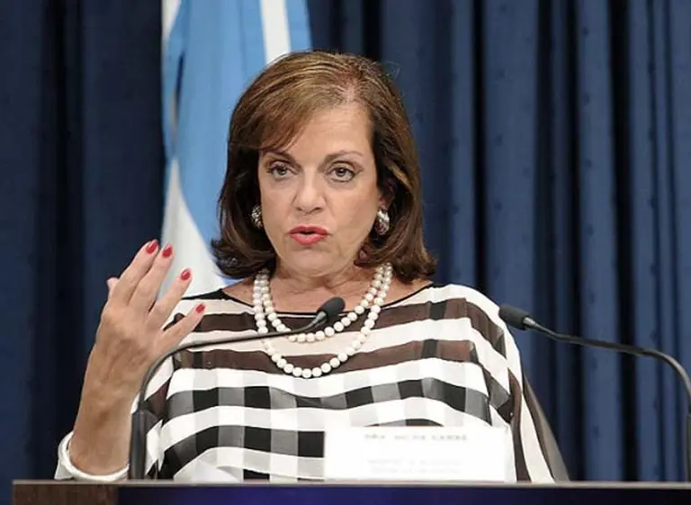 Nilda Garré, la gran perdedora de las rotaciones en el Gabinete nacional