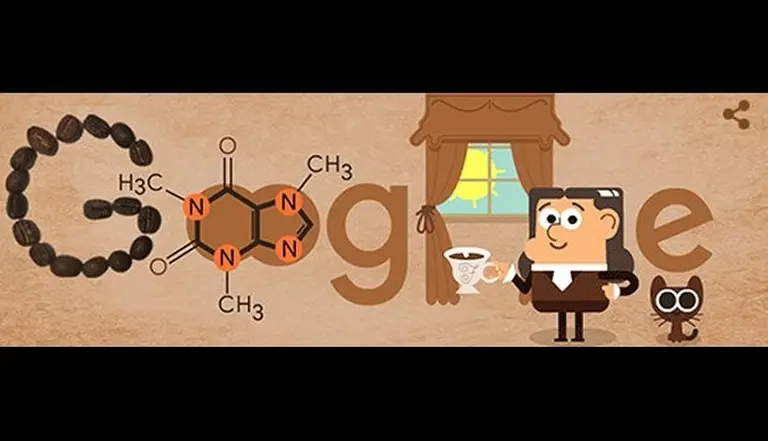 Google recuerda a Friedlieb Ferdinand Runge, el químico que descubrió la cafeína