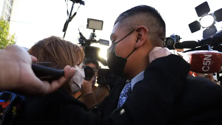 Patricia Bullrich, abrazada con Luis Chocobar tras la sentencia: "No se reconoce el trabajo policial"