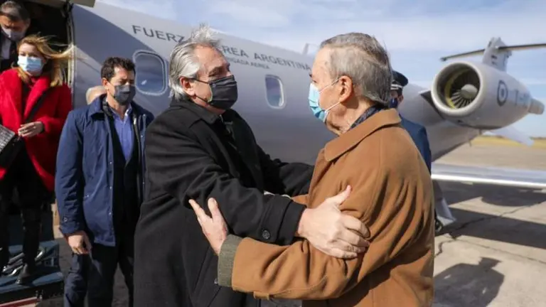 Fernández, por primera vez en Córdoba: estuvo con Schiaretti y criticó al gobierno de Macri
