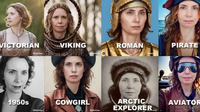 Inteligencia artificial: ¿cómo te verías en diferentes épocas de la historia?