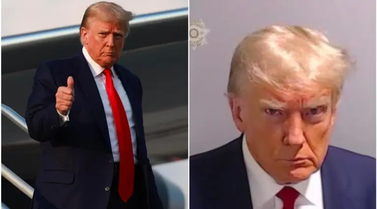 Tras su foto histórica en la cárcel: ¿cuánto mide y pesa Donald Trump?