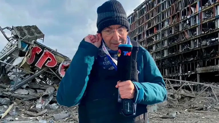 Video del momento de terror que vivió Nelson Castro al cubrir el conflicto en Israel