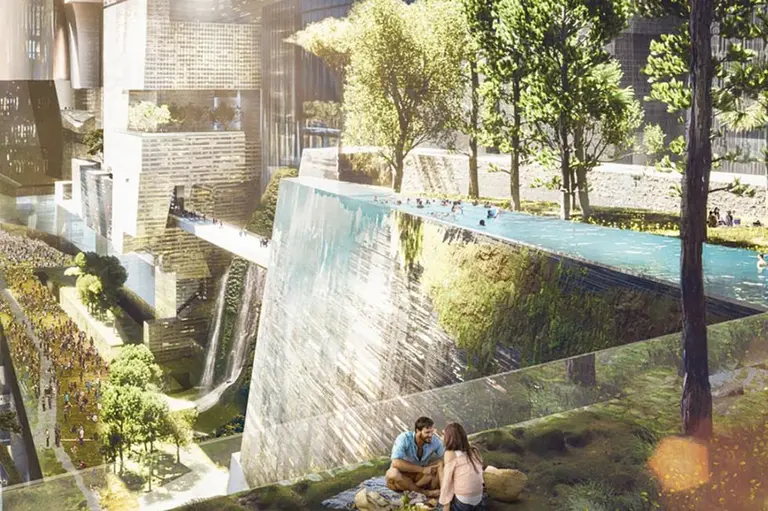 The Line: así se ve la megaciudad futurista de Arabia Saudí desde el espacio